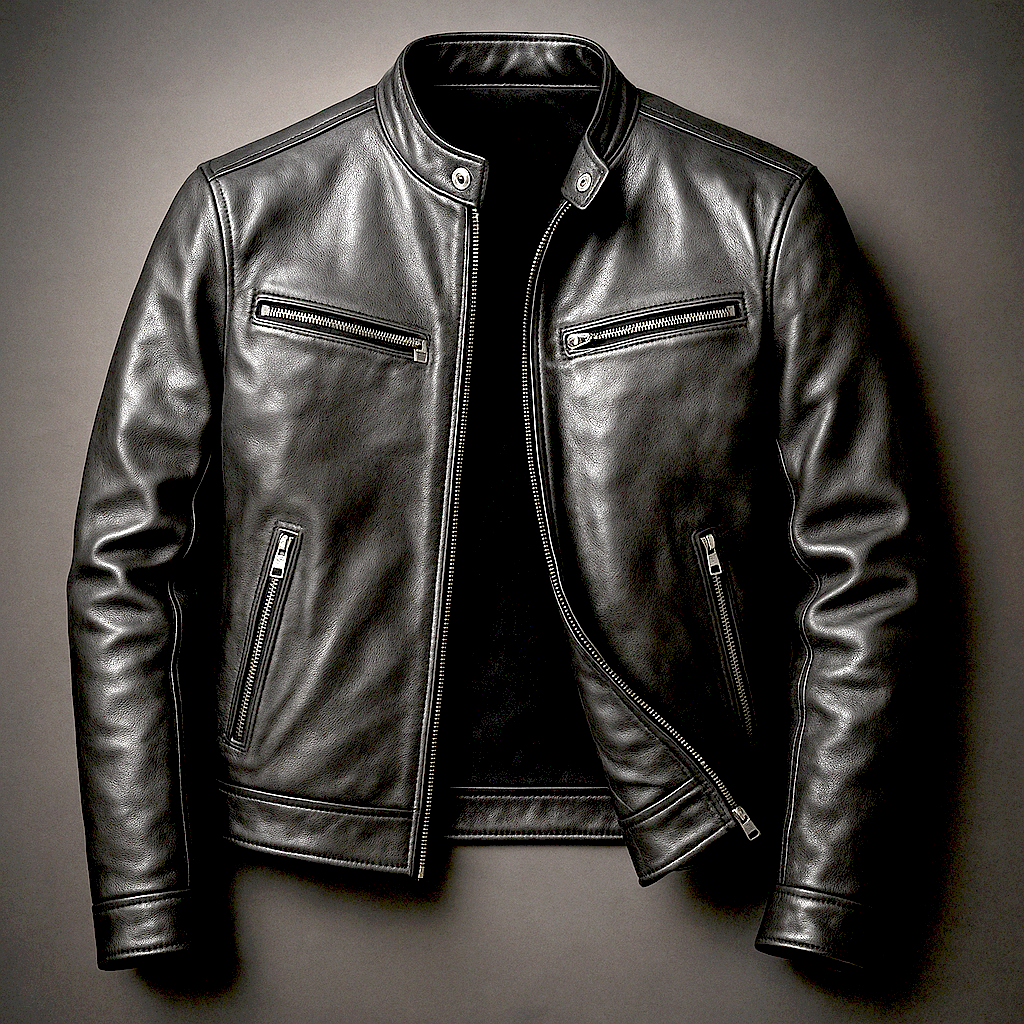Harrison | Vintage Leather Café Racer Jacket
