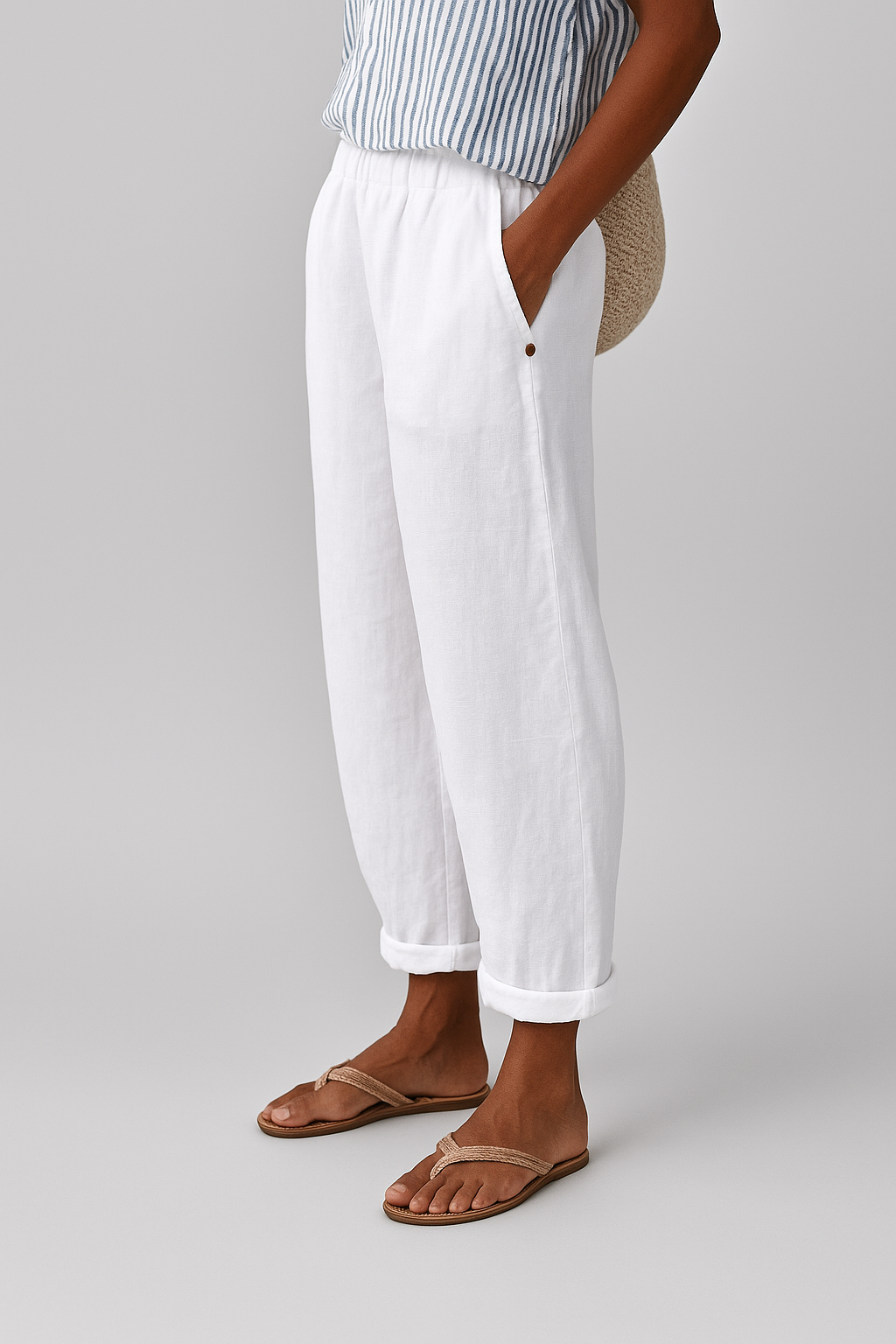 Hannah | Stylish Pants with Side Pockets