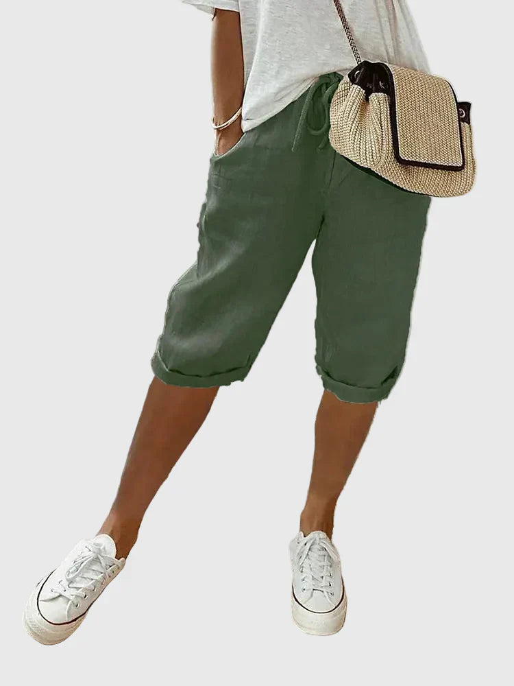 Grace | Tailored Capri Pants