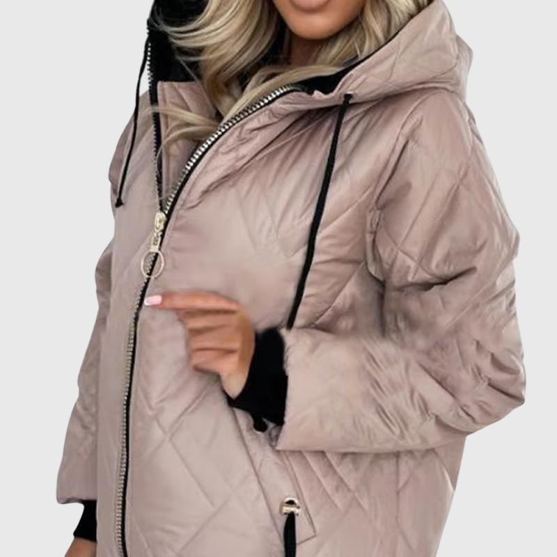 Lucia | Quilted Zip Jacket