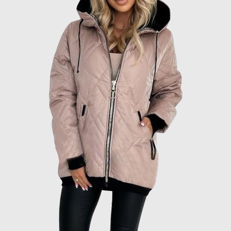 Lucia | Quilted Zip Jacket