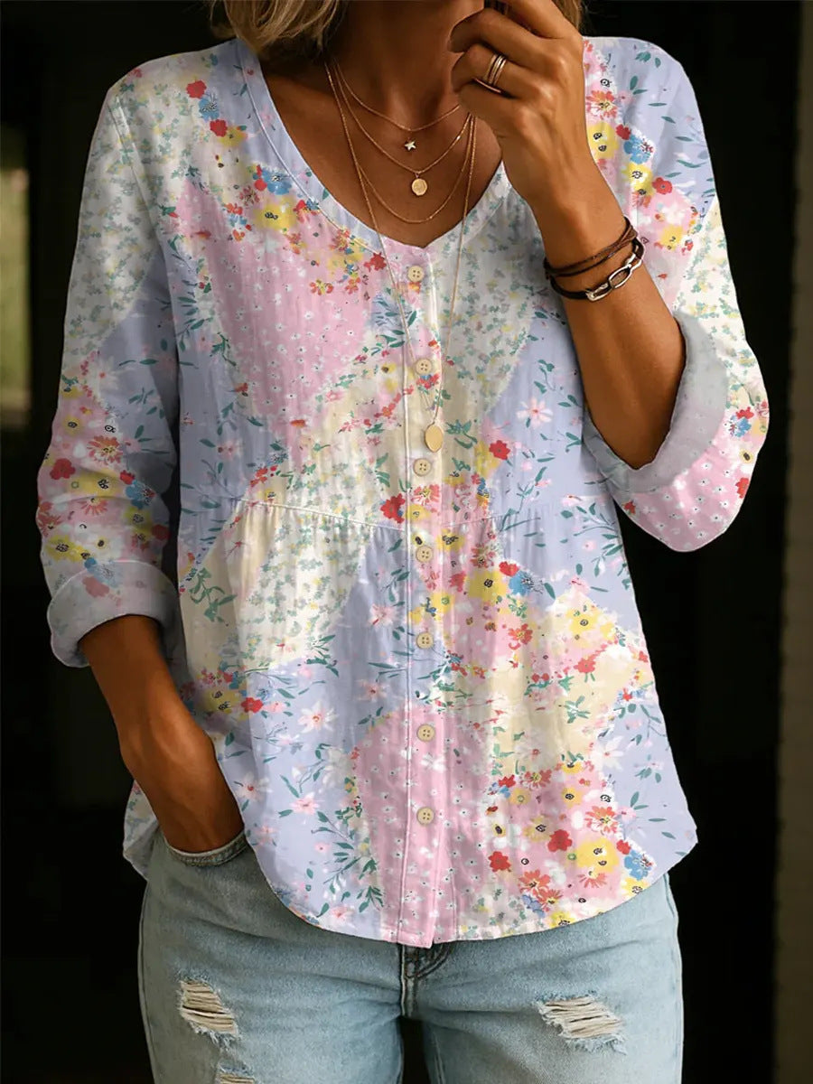 Bernadette | Floral Blouse