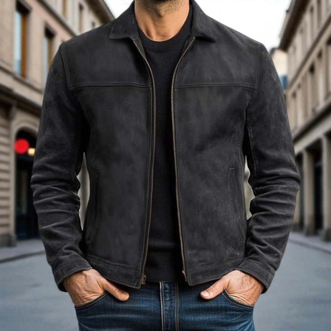 Walter | Classic Leather Trucker Jacket