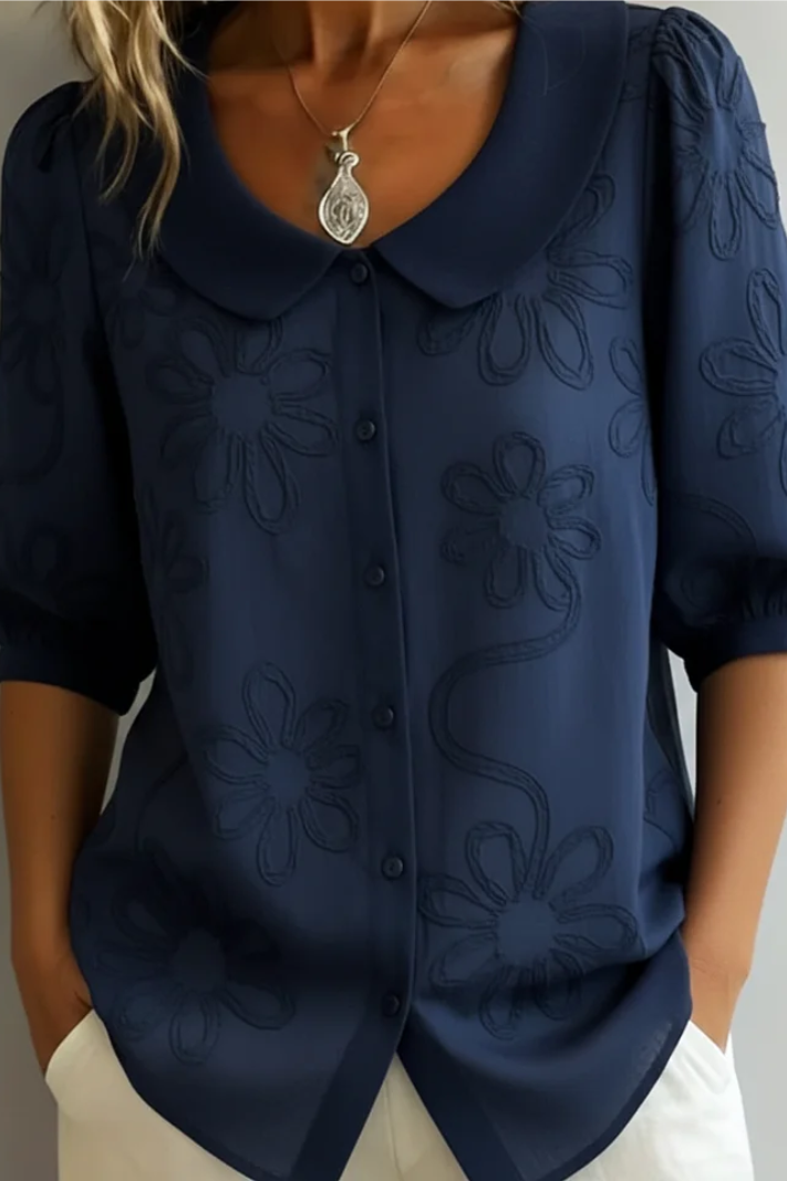 Elegant Flower Blouse