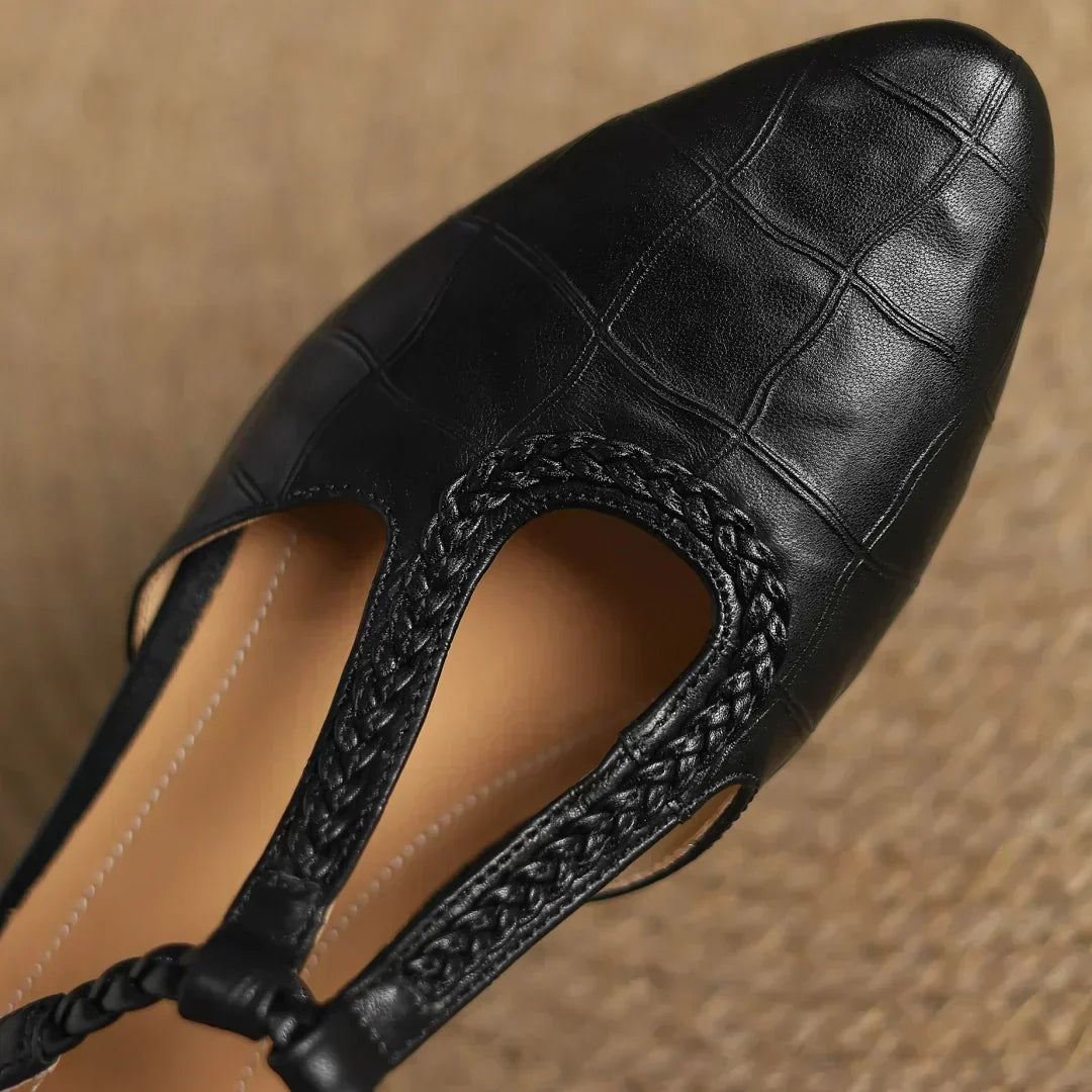 Léonie | Braided Strapped Shoe