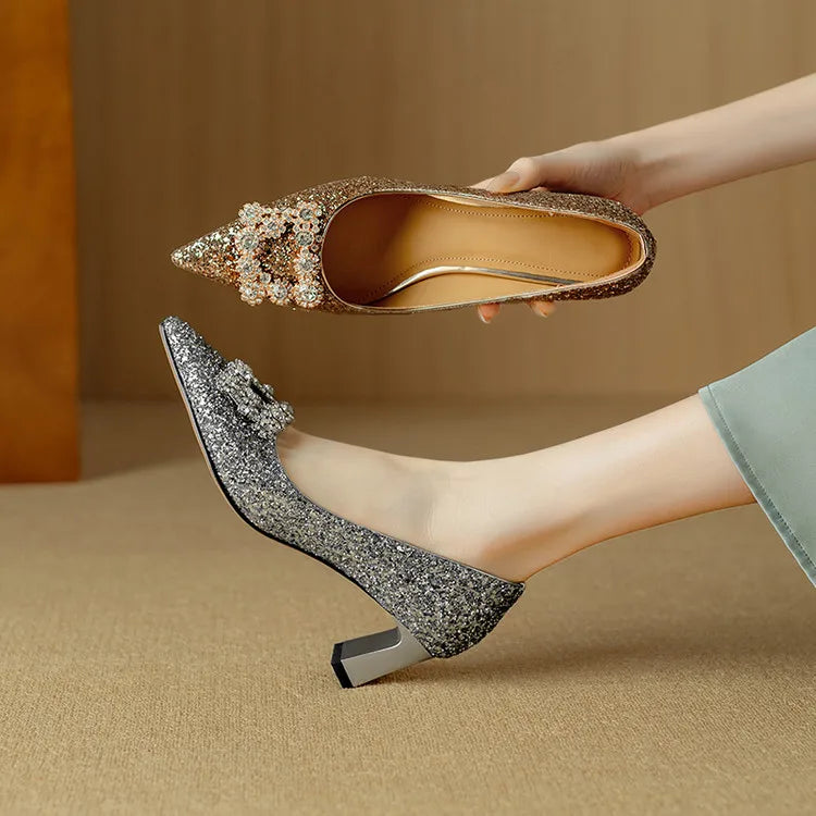 Ginette | Glitter Pump