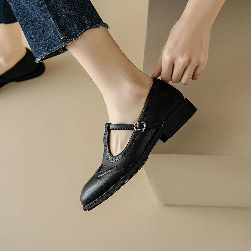 Lucille | Vintage Strapped Shoe