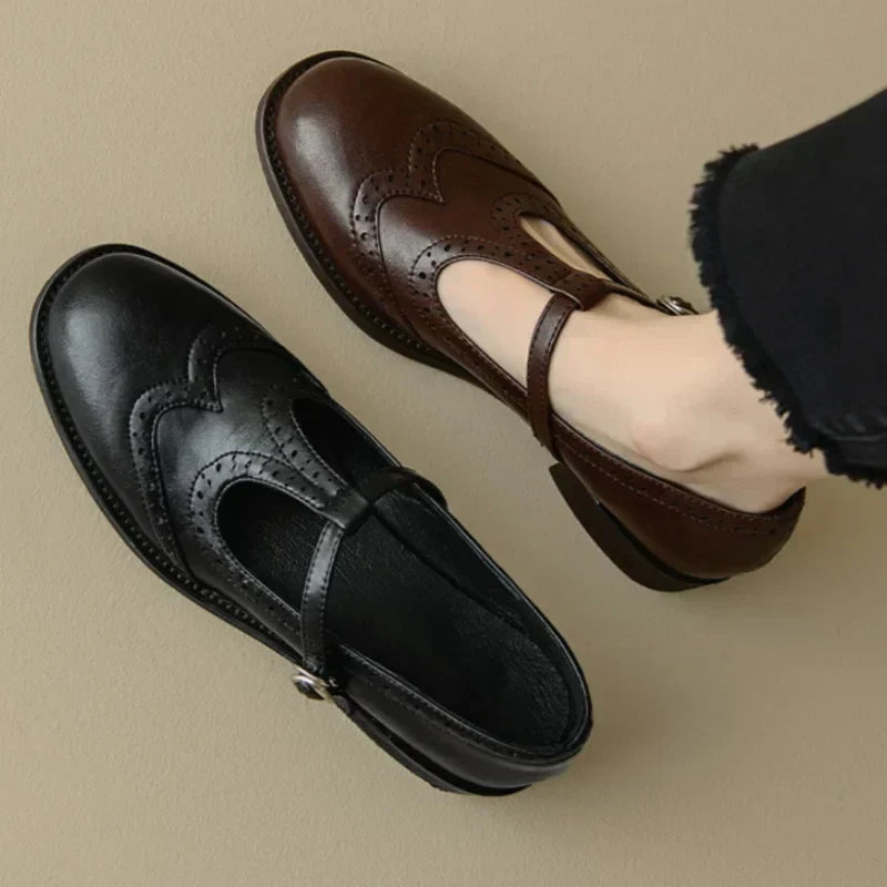 Lucille | Vintage Strapped Shoe