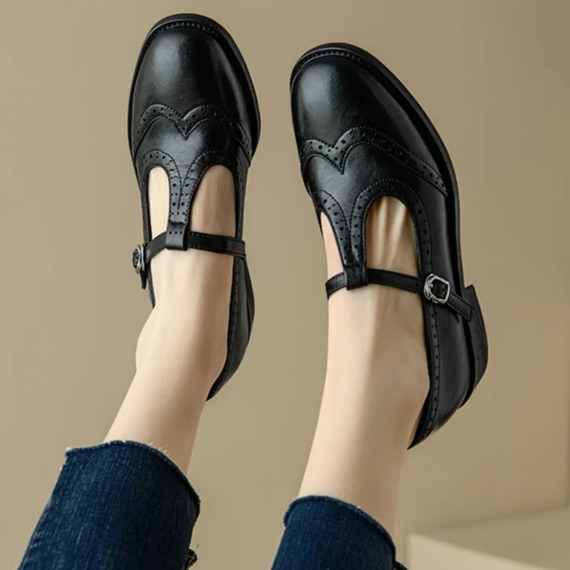 Lucille | Vintage Strapped Shoe