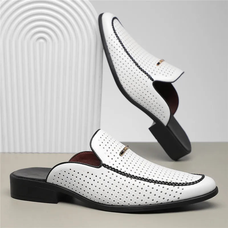 Serrano Leather Slides