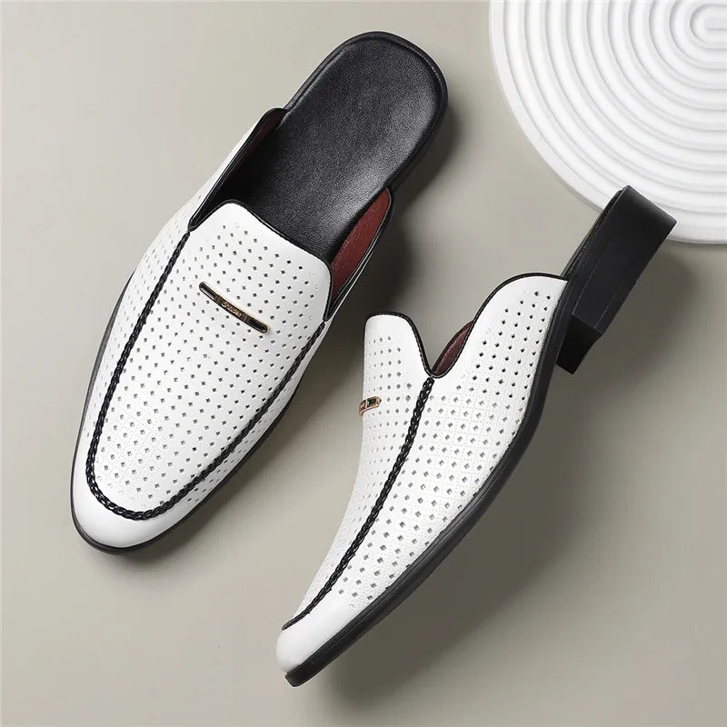 Serrano Leather Slides