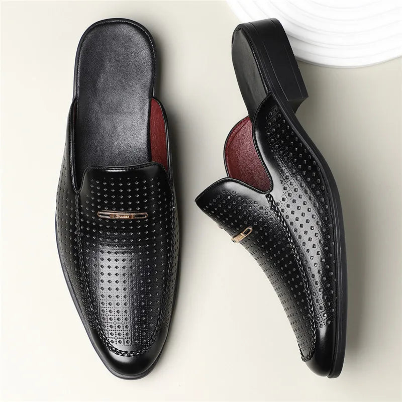 Serrano Leather Slides