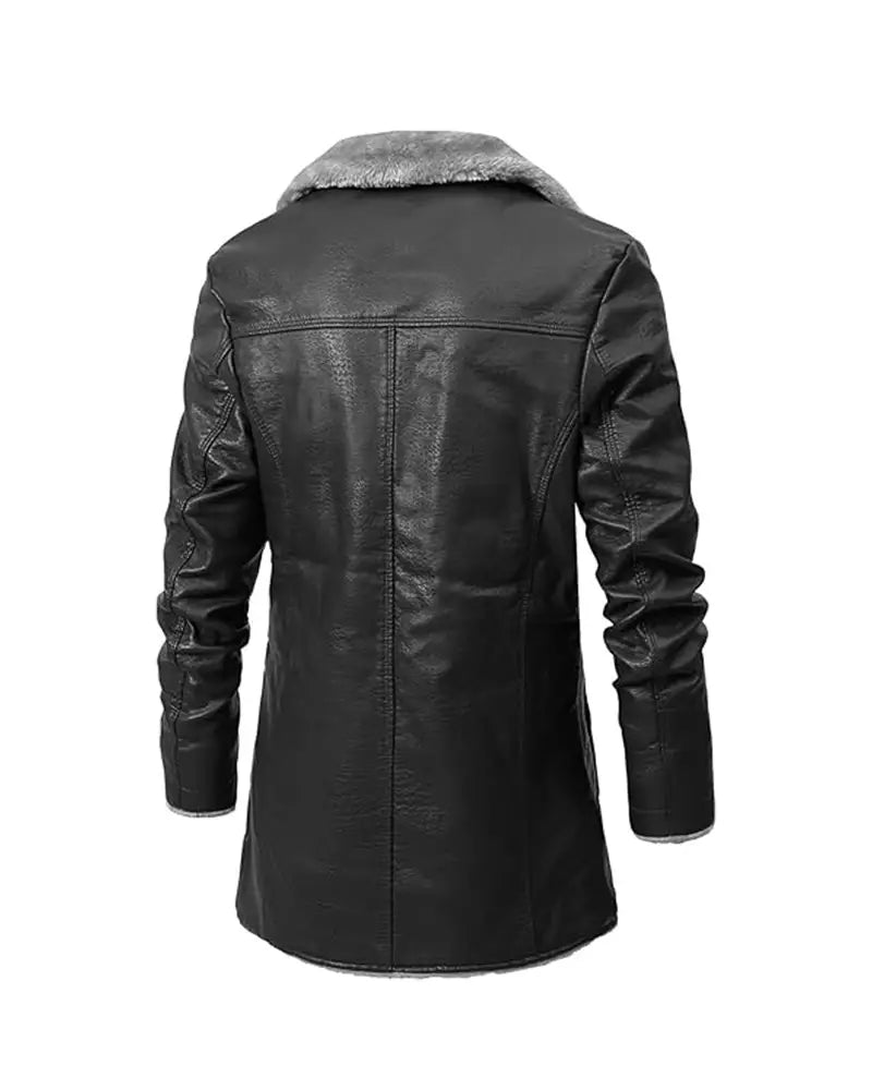 Arthur | Fur-Lined Leather Coat