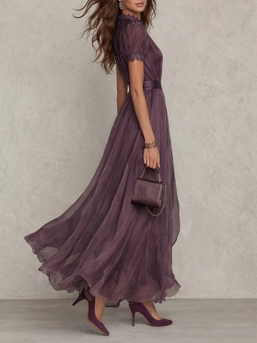 Marit | Vintage Chiffon Maxi Dress