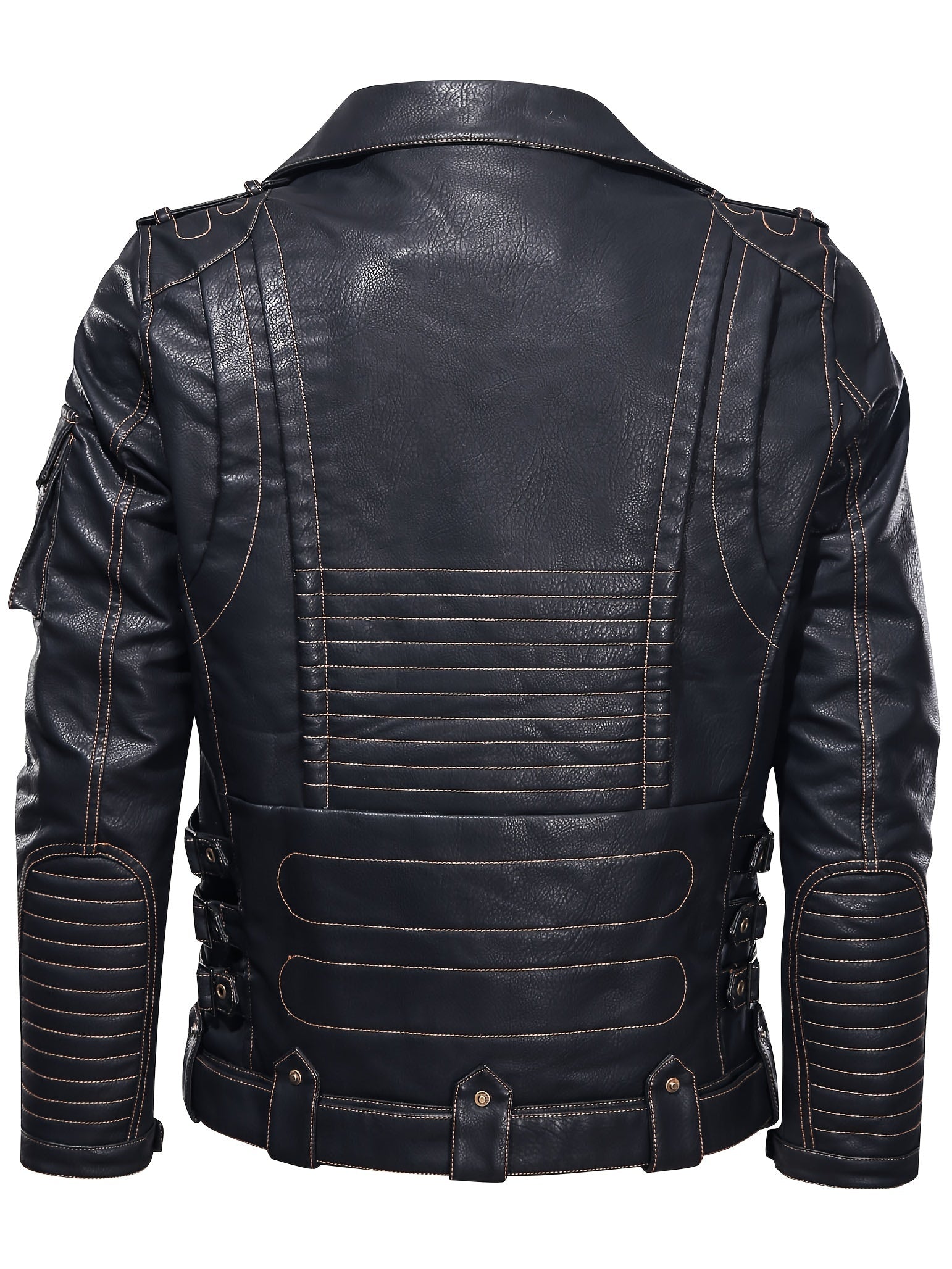 Gordon | Military Leather Biker Jacket