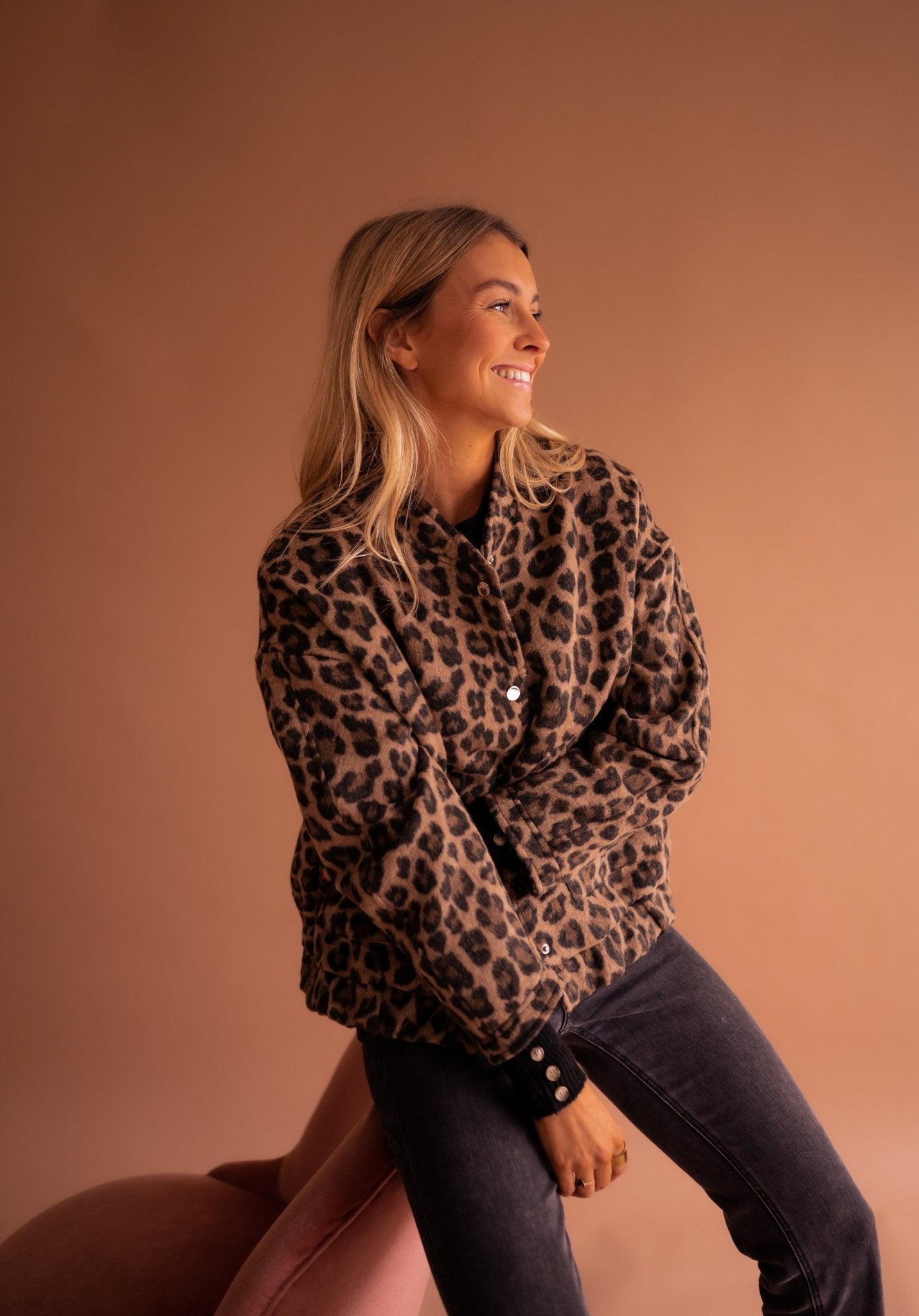 Harper | Trendy Women's Jacket with Leopard Print