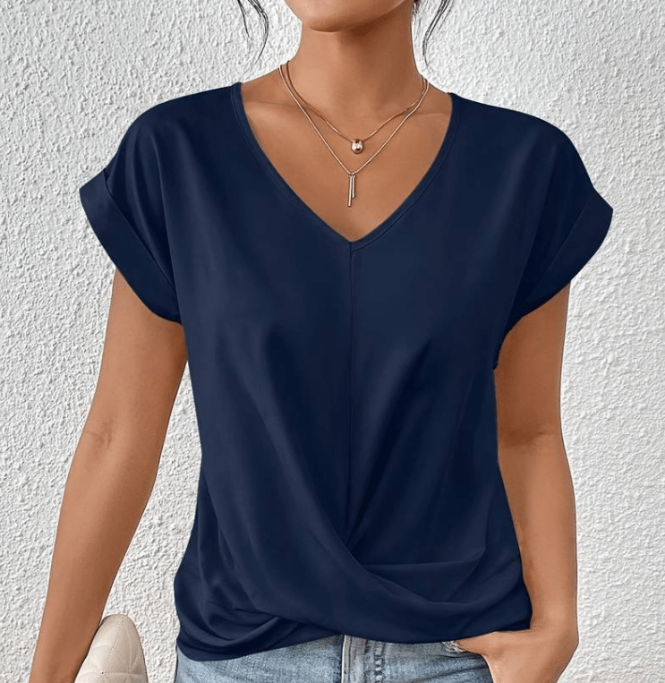 Helen | Tummy-Tucking V-Neck Top