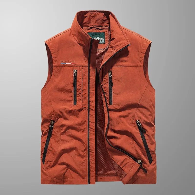 Oliver | Breathable Multi-Pocket Cargo Vest