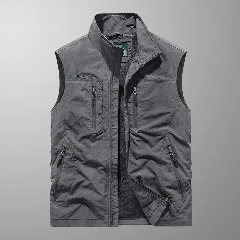 Oliver | Breathable Multi-Pocket Cargo Vest