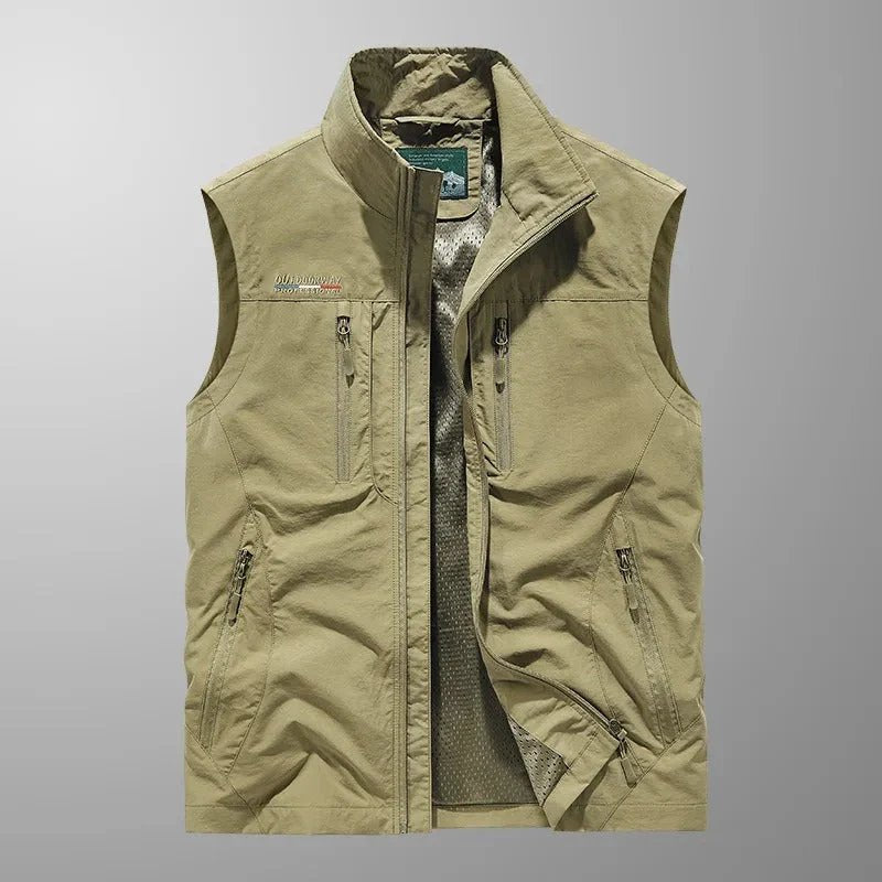 Oliver | Breathable Multi-Pocket Cargo Vest