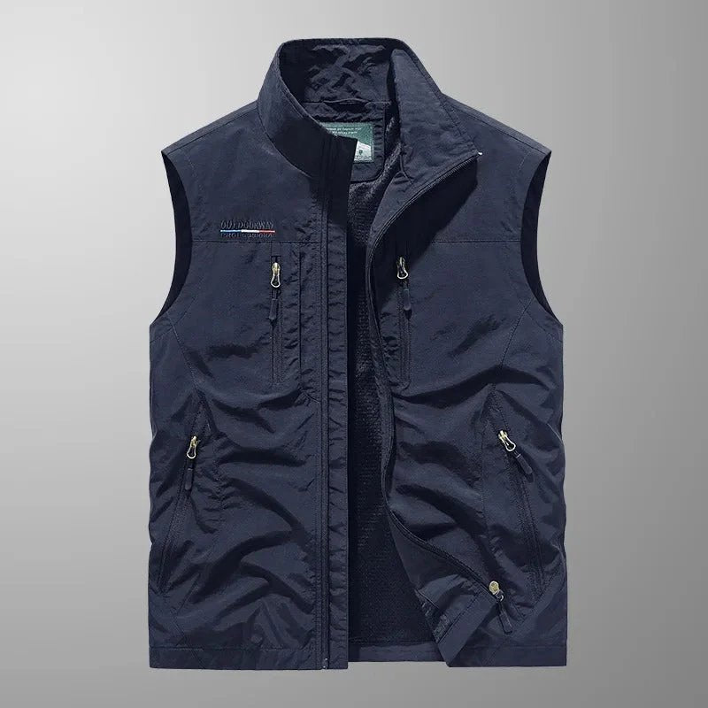 Oliver | Breathable Multi-Pocket Cargo Vest